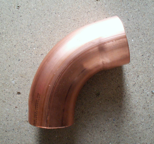 Bogen Kupfer 72° 76 mm