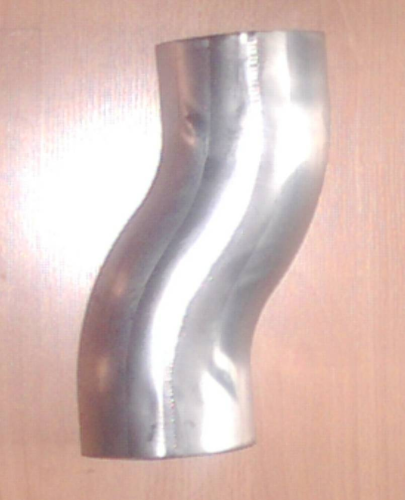Sockelknie -6 cm  Zink 76 mm